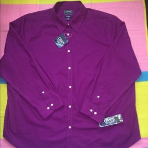 Chaps Classics no iron shirt. 100% Cotton. Size 3X